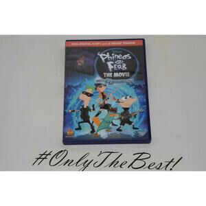 SHELF220 DVD tested~Disney Phineas and Ferb, The Movie Across the 2nd Dimension